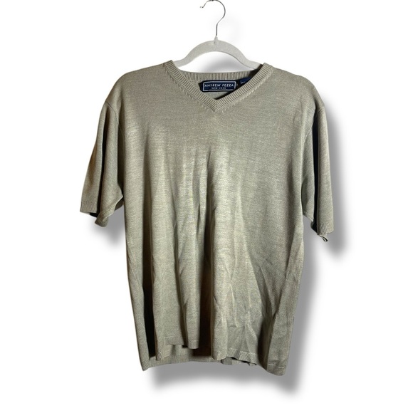 100% Silk ANDREW FEZZA Women’s casual silk shirt sz S - Picture 1 of 6
